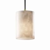 Mini Pendants Glass Down by Justice Designs ( 102 | CLD-8815-10-ABRS-LED1-700 Clouds ) 