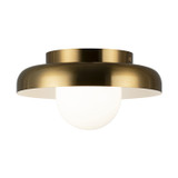 Flush Mounts Metal Shade by Matteo Lighting ( 423 | X34401AGOP Creston ) 