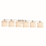 Bathroom Fixtures Five+Lights by Justice Designs ( 102 | CLD-8426-55-NCKL Clouds ) 