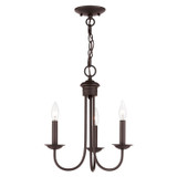 Mini Chandeliers Candle by Livex Lighting ( 107 | 42683-07 Estate ) 