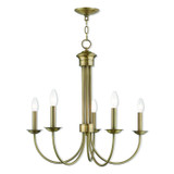 Mid. Chandeliers Candle by Livex Lighting ( 107 | 42685-01 Estate ) 