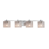 Bathroom Fixtures Four Lights by Justice Designs ( 102 | FSN-8444-30-SEED-CROM-LED4-2800 Fusion ) 