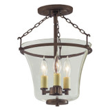 Semi-Flush Mts. Bowl Style by JVI Designs ( 261 | 1182-08 Greenwich ) 