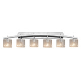 Bathroom Fixtures Five+Lights by Justice Designs ( 102 | FSN-8596-30-SEED-CROM-LED6-4200 Fusion ) 