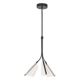 Pendants Glass Down by Kuzco Lighting ( 347 | PD62622-BK/LG Mulberry ) 