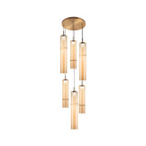 Pendants Multi-port/Cascade by Matteo Lighting ( 423 | C30606AGAM Bambu ) 