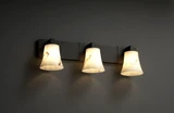 Bathroom Fixtures Three Lights by Justice Designs ( 102 | FAL-8923-20-MBLK LumenAria ) 