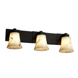 Bathroom Fixtures Three Lights by Justice Designs ( 102 | FAL-8923-20-MBLK-LED3-2100 LumenAria ) 