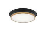 Flush Mounts Bowl Style by Matteo Lighting ( 423 | M11202BKAG Jaxx ) 