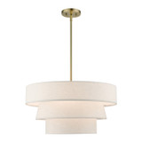 Pendants Drum Shade by Livex Lighting ( 107 | 56724-01 Chandler ) 