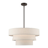 Pendants Drum Shade by Livex Lighting ( 107 | 56724-92 Chandler ) 