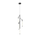Pendants Glass Down by Kuzco Lighting ( 347 | PD74738-BK Motif ) 