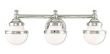 Bathroom Fixtures Three Lights by Livex Lighting ( 107 | 5713-05 Oldwick ) 