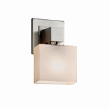 Sconces Single Glass by Justice Designs ( 102 | FSN-8707-55-OPAL-NCKL-LED1-700 Fusion ) 