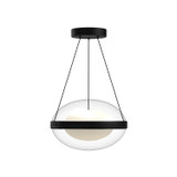 Pendants Glass Down by Kuzco Lighting ( 347 | PD76312-BK/OP-UNV Virgo ) 
