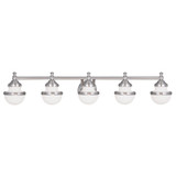 Bathroom Fixtures Five+Lights by Livex Lighting ( 107 | 5715-91 Oldwick ) 