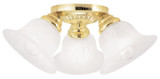 Semi-Flush Mts. Glass Down by Livex Lighting ( 107 | 1529-02 Edgemont ) 