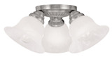 Semi-Flush Mts. Spot Lights by Livex Lighting ( 107 | 1529-91 Edgemont ) 
