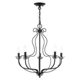Mid. Chandeliers Candle by Livex Lighting ( 107 | 42905-68 Katarina ) 