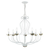 Mid. Chandeliers Candle by Livex Lighting ( 107 | 42907-60 Katarina ) 