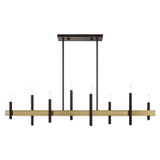 Linear/Island 4 Light + by Livex Lighting ( 107 | 49338-07 Denmark ) 