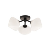 Semi-Flush Mts. Multi-port/Cluster by Matteo Lighting ( 423 | X81743BKOP Novo ) 