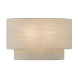 Sconces Drum Shade by Livex Lighting ( 107 | 58882-48 Bellingham ) 