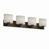 Bathroom Fixtures Four Lights by Justice Designs ( 102 | CLD-8924-30-DBRZ-LED4-2800 Clouds ) 