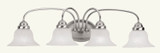 Bathroom Fixtures Four Lights by Livex Lighting ( 107 | 1534-91 Edgemont ) 