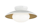Flush Mounts Metal Shade by Matteo Lighting ( 423 | M13111WHOP Hatley ) 