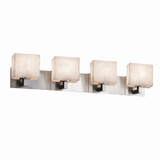 Bathroom Fixtures Four Lights by Justice Designs ( 102 | CLD-8924-55-NCKL-LED4-2800 Clouds ) 