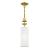 Mini Pendants Drum Shade by Livex Lighting ( 107 | 42981-33 Brookdale ) 