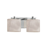 Bathroom Fixtures Two Lights by Justice Designs ( 102 | CLD-8442-30-CROM-LED2-1400 Clouds ) 