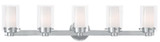 Bathroom Fixtures Five+Lights by Livex Lighting ( 107 | 15455-05 Manhattan ) 