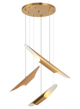Mini Pendants 3 Light Cluster by Matteo Lighting ( 423 | C32416AG Stylus ) 
