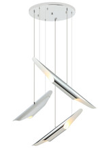 Mini Pendants 3 Light Cluster by Matteo Lighting ( 423 | C32416CH Stylus ) 