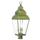 Exterior Post/Pier Head by Livex Lighting ( 107 | 2594-01 Exeter ) 