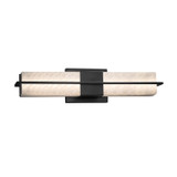 Bathroom Fixtures Cylindrical / Linear by Justice Designs ( 102 | FSN-9051-WEVE-MBLK Fusion ) 