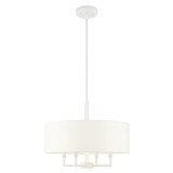 Mini Chandeliers Drum Shade by Livex Lighting ( 107 | 49374-03 Meridian ) 