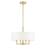Mini Chandeliers Drum Shade by Livex Lighting ( 107 | 49374-12 Meridian ) 