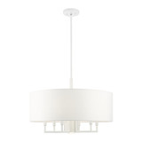 Mid. Chandeliers Drum Shade by Livex Lighting ( 107 | 49376-03 Meridian ) 