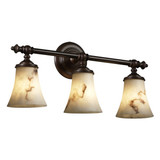 Bathroom Fixtures Three Lights by Justice Designs ( 102 | FAL-8523-20-DBRZ-LED3-2100 LumenAria ) 