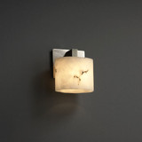 Sconces Single Glass by Justice Designs ( 102 | FAL-8931-30-NCKL LumenAria ) 