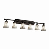 Bathroom Fixtures Five+Lights by Justice Designs ( 102 | FAL-8526-20-DBRZ-LED6-4200 LumenAria ) 