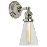 Sconces Single Glass by JVI Designs ( 261 | 1210-15 S10 Union Square ) 