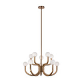 Mid. Chandeliers Glass Up by Matteo Lighting ( 423 | C34210AGOP Joelle ) 