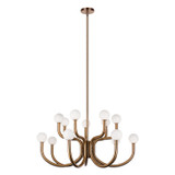 Large Chandeliers Glass Shade by Matteo Lighting ( 423 | C34214AGOP Joelle ) 
