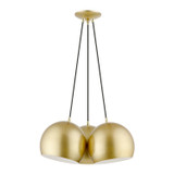 Mini Pendants 3 Light Cluster by Livex Lighting ( 107 | 43393-33 Piedmont ) 