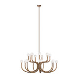 Large Chandeliers Glass Shade by Matteo Lighting ( 423 | C34218AGOP Joelle ) 