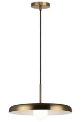 Pendants Metal Shade by Matteo Lighting ( 423 | C34421AGOP Creston ) 